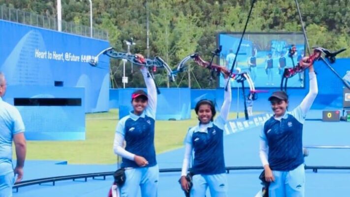 Asian Games Indian Women S Archery Team Clinches Gold North Hot Sex Picture