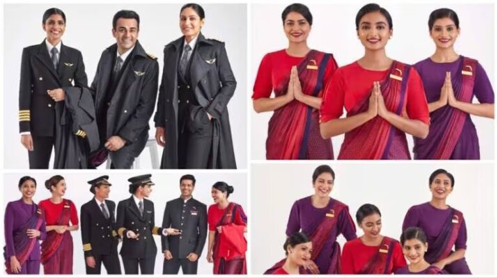 Air India Unveils New Cabin And Cockpit Crew Uniforms Designed By Manish Malhotra North East